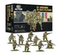 Warlord Games US Airborne D-Day Plotone - Miniature in plastica in scala 28 mm per Bolt Action altamente dettagliate della seconda guerra mondiale