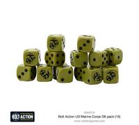 Bolt Action US Marine Corps D6 Confezione - WW2 - Spedizione Primo Classe - Dadi