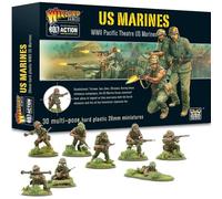 Bolt Action Warlord Games - Infantry US Marines Infantry - Miniature in plastica in scala da 28 mm - Figure molto dettagliate della seconda guerra mondiale per gioco di guerra da tavolo