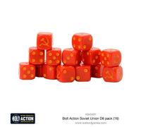 Warlord Games, Soviet Union D6 Bolt Action (16) Dice