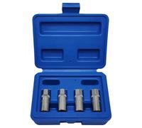 Bolt Extractor - 1/4inch 4 Pieces Universal Remover - Extractor Socket Set,for Damaged Car Automotive Mechanics Maintenance Garage Workshop Site Repair Fix