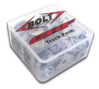 Bolt Motorcycle Hardware CRF Track Pack Hardware Kit (56 Pezzi, Bulloni in Acciaio Inox, Dadi, M6, M8, Riparazioni Piste Moto, Manutenzione)