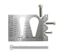 Bolt Size Finder, Screw Measuring Ruler, Metric Thread Identifier, Easy-to-Read Gauge, Precision Tool for Construction, Engineering, Maintenance, Plumbing, Household Use