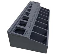 Bolt Sorter Tray, Screw Length Organizer, Sturdy 3D Printed Toolbox, Space-Saving Hardware Storage, Ergonomic Design for Duts, Bolts, Fasteners, Ideal for Home Workshop, Garage Use