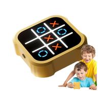 Bolt Toy Game - Noughts And Crosses Game | Console Di Giochi Per Puzzle Portatili | Puzzle Illuminazione Di Punta Della Punta Dei Giocattoli Gaams Per Attività Di Viaggio, Riunione Di Famiglia, Rac