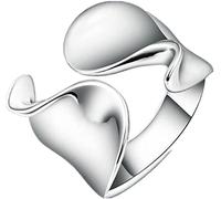 Bolt Wrap Anello Aperto per Uomini Ragazzi Donne Ragazze Adolescenti Ottone Placcato Argento Moda Punk Anelli di Barretta Gioielli Regali per il CompleannoAgile e professionale.