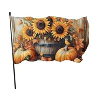 BoltPack Autunno Foglie d'Acero Stampa Bandiera Giardino Con Occhielli 90x150cm Per Le Stagioni All'aperto Decorazioni di Vacanza Forniture Per