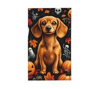 BoltPack Bandiera da giardino con stampa cane di Halloween 90x150cm Stagioni Bandiera con occhielli per decorazioni esterne forniture per feste
