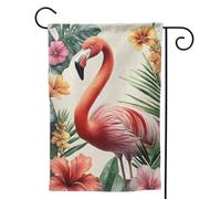 Boltpack Bandiera da giardino con stampa di fenicottero rosa su entrambi i lati bandiera esterna decorazione per la casa per portico esterno