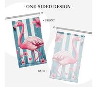 BoltPack Bandiera da giardino con stampa fenicottero rosa, 90 x 150 cm, bandiera con occhielli per decorazioni esterne forniture per feste