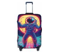 Boltpack Copertura elastica per bagagli da viaggio, Astronauta di danza di strada 8, M(Fits 22-24 Inch Luggage)