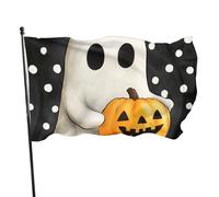 BoltPack Halloween Fantasma Stampa Bandiera Giardino 90x150cm Stagioni Bandiera Vacanza Con Occhielli Per Decorazioni Esterne Forniture Per Il Partito