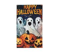 BoltPack Happy Halloween Stampa Bandiera Giardino 90x150cm Stagioni Festività Bandiera Con Occhielli Per Decorazioni Esterne Forniture Per Il Partito