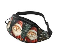BoltPack Marsupio per donne e uomini, con cinturino regolabile, leggero, impermeabile, per sport, camminata, corsa, Gnome di Natale 8, Taglia unica, Zaino Trekking