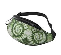 BoltPack Marsupio per donne e uomini, con cinturino regolabile, leggero, impermeabile, per sport, camminata, corsa, Tie-Dye Verdi 5, Taglia unica, Zaino Trekking