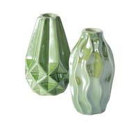 BOLTZE 2061774 - Vaso Palomina in ceramica, effetto perlato, 6 x 6 x 11 cm, rotondo, realizzato a mano, impermeabile, vaso di fiori, decorazione