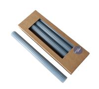 Boltze Candela a stelo Classic (4 pezzi, blu, 25 cm, superficie scanalata, design classico, candela, candela blu, decorazione) 2048496