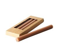 Boltze Candela a stelo Classic (4 pezzi, marrone, 25 cm, superficie scanalata, design classico, candela, candela marrone, decorazione) 2060648