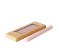 Boltze Candela Classic (4 pezzi, rosa chiaro, 25 cm, superficie scanalata, design classico, decorazione) 2060647
