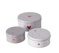 Boltze Home Set di 3 barattoli per conservare Anella Ø 14-20 cm