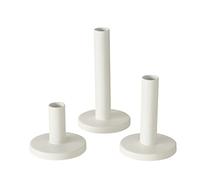 Boltze Malko 2026192 - Portacandele in metallo, 3 pezzi, decorazione per tavola/cassettiera, candelabro