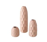 Boltze VASO Simona 2028662 - Vaso in vetro laccato opaco, 3 pezzi