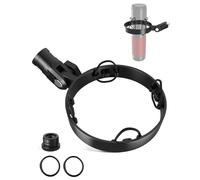 Bolunber Supporto antiurto HyperX Quadcast, con Adattatore a Vite da 3/8" o 1/4", Compatibile con Bracci a Sospensione, Colore Nero