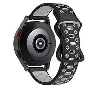 BoLuo 20mm Cinturini per Orologi per Garmin Venu 2 Plus,Cintura Silicone Bracelet Cinturino Strap per Garmin Vivomove Sport/Garmin Venu/Garmin Venu SQ/Forerunner 245/Forerunner 158 (grigio nero)