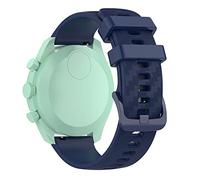 BoLuo 20mm Cinturini per Orologi per Omega Swatch, Cintura Silicone Bracelet Cinturino Strap per Garmin Venu 2 Plus/Vivomove Sport/Huawei Watch GT3 42mm/ Coros Pace 2/Coros Apex 42mm (blu)