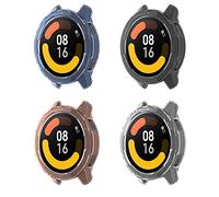 BoLuo 4 Pcs Silicone Cover compatibile con Xiaomi Mi Watch S1 Active Custodia, Morbida Protettivo Case Skins Copertura Resistente Watch Shell per Xiaomi Mi Watch S1 Active/Mi Watch Color 2 (4 color)
