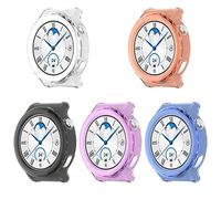 BoLuo 5 Pcs Silicone Cover compatibile con Huawei Watch GT3 Pro 43mm Watch Custodia, Morbida TPU Protettivo Case Skins Copertura Resistente Shell, Watch Shell per Huawei Watch GT3 Pro 43mm (5 color)