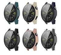 BoLuo 6 Pezzi Pellicola Custodia per Huawei Watch GT3 42mm con Pellicola temperata,Morbida Plating PC Protettivo Case Skins Copertura Shell per Huawei Watch GT3 42mm Accessories (color)