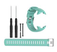 BoLuo Cinturino per Orologi Suunto D4 /D4i /D4i Novo, Cintura Ricambio, Cinturino Sostitutivo Silicone Verde, 22 Millimetri