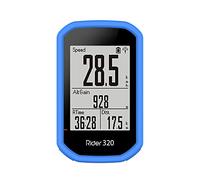BoLuo Silicone Cover per Bryton Rider 430 /Rider 320,Morbida TPU Protettivo Case Skins Copertura Resistente Custodia,GPS Bicycle Computer Shell per Bryton Rider 430/Rider 320 Accessory (blu)