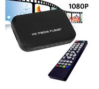 Bolwins A28C Player Media TV Multi, Full HD 1080p, USB SD HDMI VGA AV, Nero