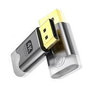 Bolwins A98 DisplayPort Dummy Plug 4K Virtual Display Emulator for Headless Systems, DP Monitor Simulation for Remote Desktop, GPU Rendering, Server NAS, Plug and Play, Alluminio, Windows Mac Linux