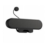 Bolwins E27C - Soundbar per PC, 10 W, con microfono rimovibile, USB-A e USB-C