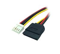 Bolwins F54S Adattatore di alimentazione 4 pin a SATA 15 pin femmina Floppy Drive Power Cable Adattatore ca. 18 cm