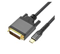 Bolwins M59S Cavo adattatore USB-C a DVI 4K 2m - USB-C a DVI adattatore tipo C a DVI 24+1 maschio per monitor, proiettore, HDTV, laptop, tablet, USB 3.1 compatibile