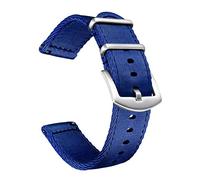 BOLYTE Cinturini Orologi Uomo Donna Nylon Sgancio Rapido Fibbia Dell'acciaio Inossidabile, Blu Navy, 20mm