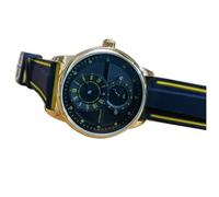 Bolyte Orologio meccanico automatico del silicone di disegno romanzo per gli uomini sport orologio da polso regali per gli uomini (Oro nero)