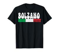 Bolzano City Italia Vintage Bandiera Italia per Gli Amanti dei Viaggi Maglietta