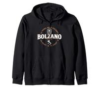 Bolzano Italy Label Coordinate 2C Felpa con Cappuccio