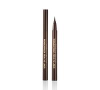 BOM Penna eyeliner Wonderproof liquido impermeabile a lunga durata, asciugatura rapida e facile, Marrone scuro