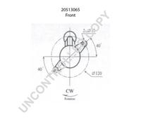 BOM-Prestolite 20513065 Motorino d'avviamento