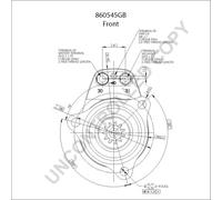 BOM-Prestolite 860545GB Motorino d'avviamento per IVECO