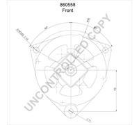 BOM-Prestolite 860558 Alternatore per DAF,MAN,MERCEDES-BENZ,RENAULT TRUCKS