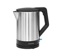 Bomann Bollitore elettrico WKS 3002 CB 1,5 L Acciaio inox Nero 2200 W Spegnimento automatico