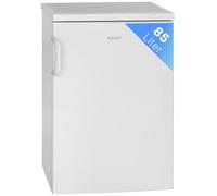 Bomann Congelatore da 85 l, piccolo congelatore con 3 cassetti, fermata della porta sostituibile, congelatore con 4 stelle, silenzioso ed efficiente, solo 131 kWh/anno - GS 2196.1 bianco