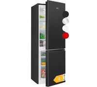 Bomann® Frigorifero con congelatore alto 143 cm | Frigorifero congelatore 175 L con 3 ripiani e 3 cassetti | Arresto della porta sostituibile | silenzioso frigorifero 39 dB | frigorifero KG 320.2 nero